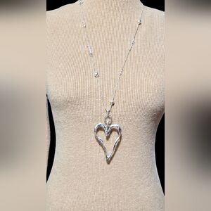 *FREE* ADD on Bundle Sculptural Heart Pendant Necklace